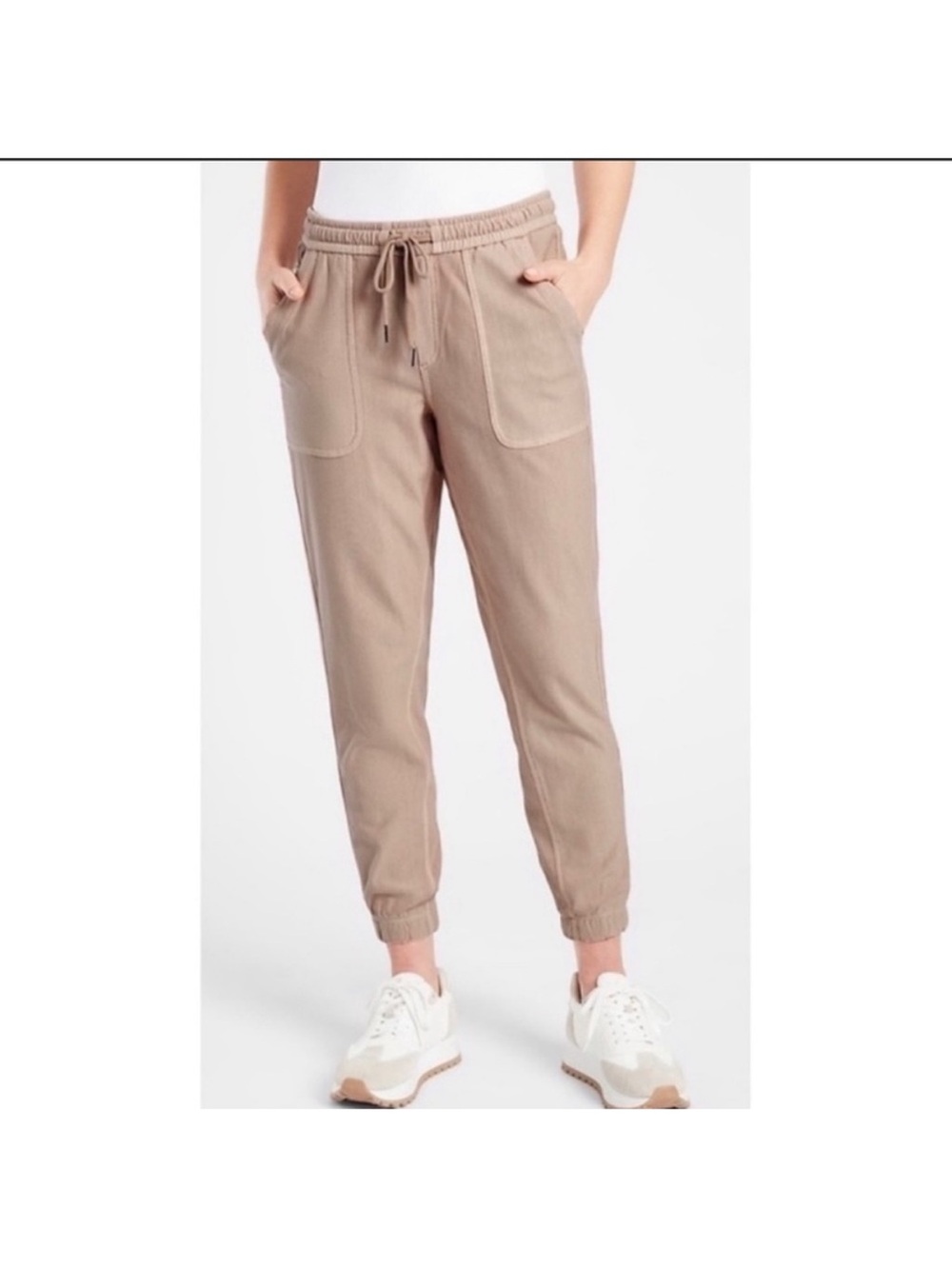 Athleta Farallon Jogger Mocha Latte Tan Size 24